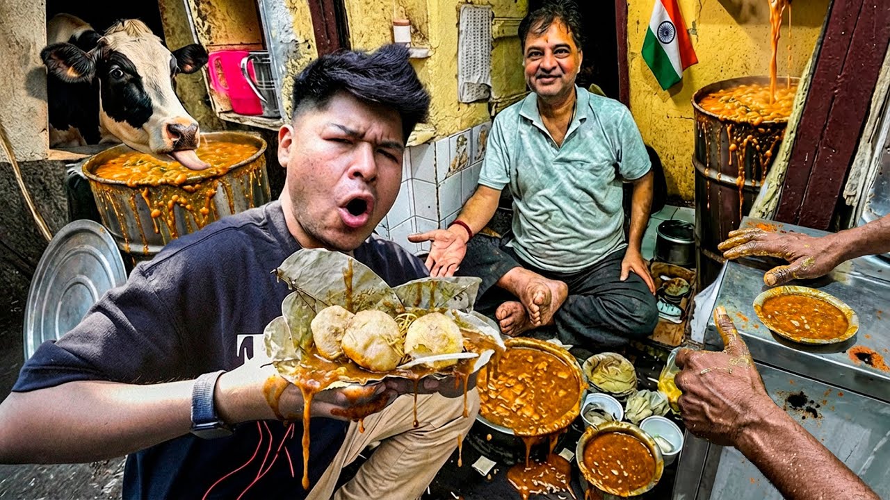 Probando la Comida Callejera Más SUCIA de la India