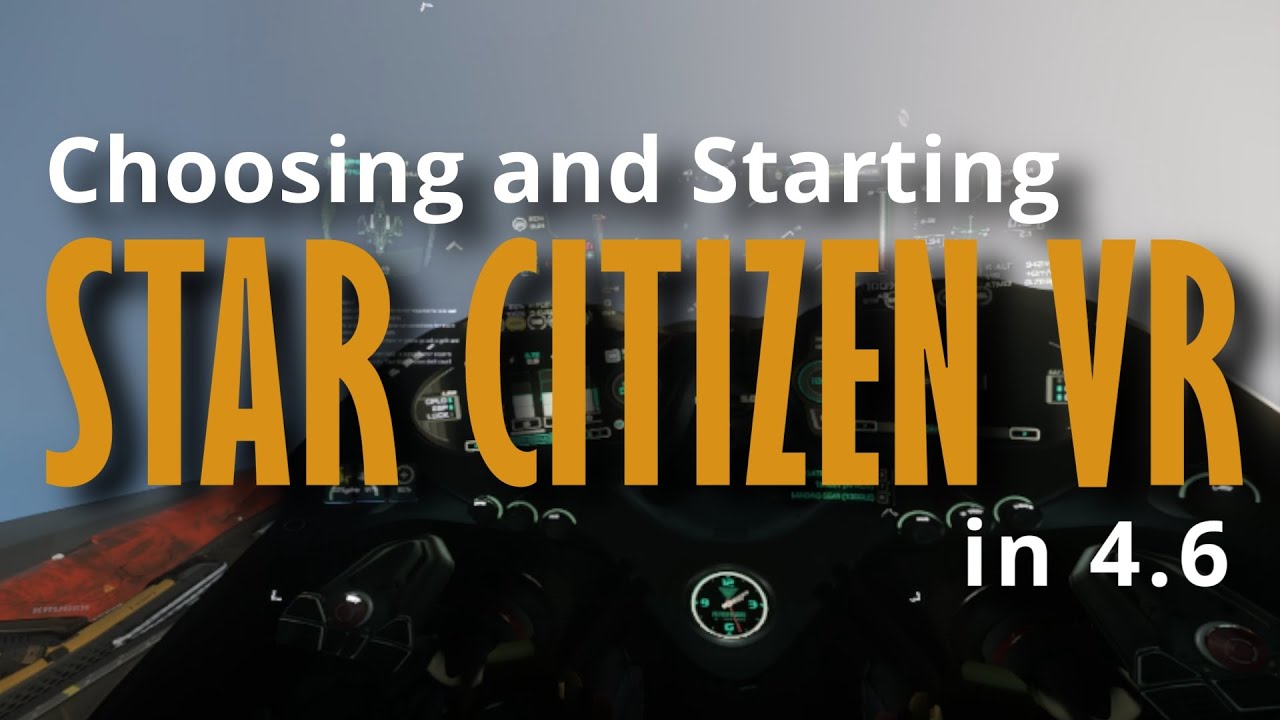 Начало работы в VR в Star Citizen 4.6 и Pimax Crystal Light
