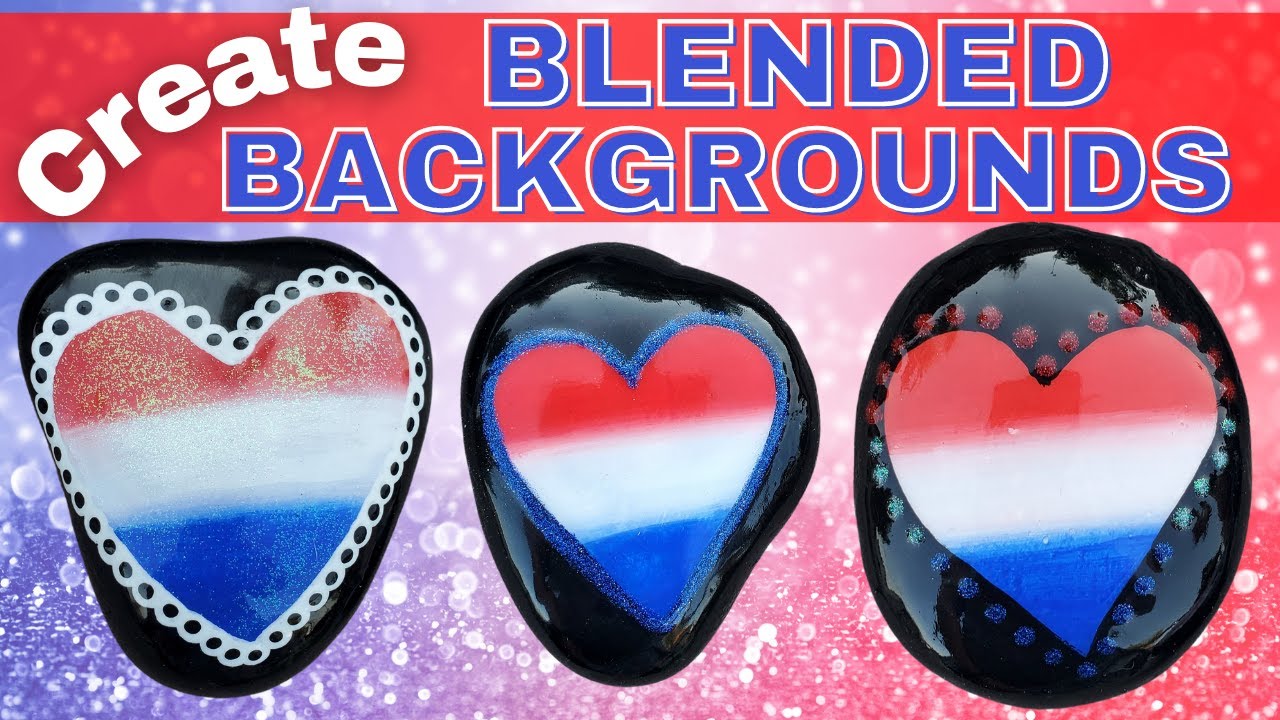 Rock Painting - How to Create a Blended Background