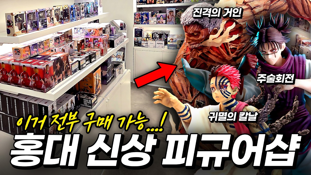'여기' 진짜 지림 홍대 최대의 피규어 굿즈매장 ㄷㄷ 【덕후 인사이트 1탄】 JS 갤러리 스토어 리뷰!!