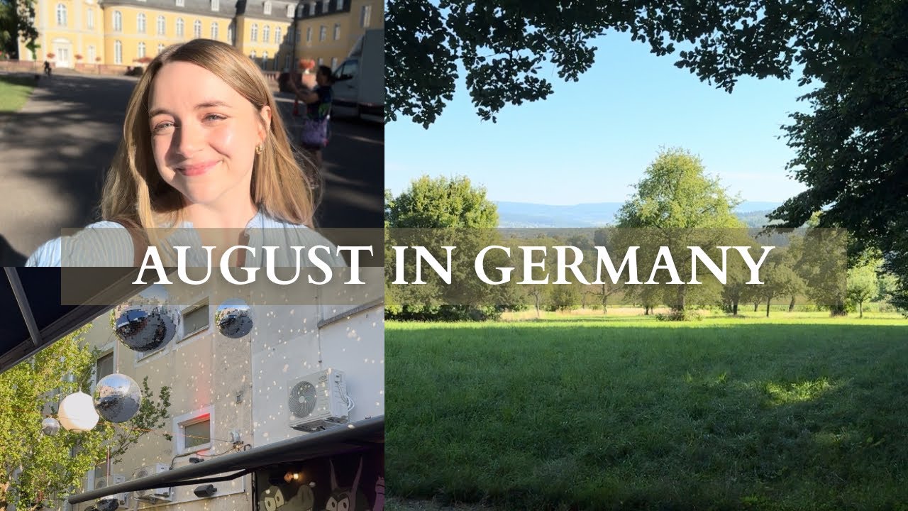 August in Germany 🍂 | autumn baking, house projects & exploring Germany 