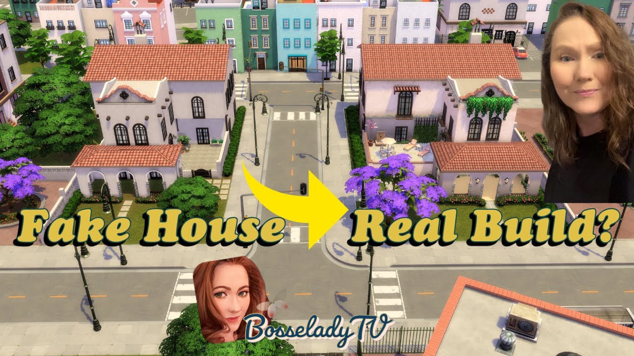 Can I Turn a Fake Sims 4 House Into a Real Build? - Sims 4 Speed Build