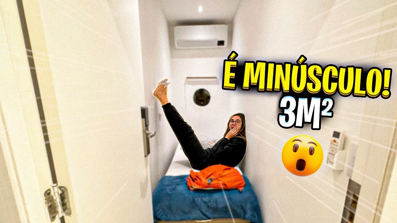 Ficamos no MENOR HOTEL de SP!