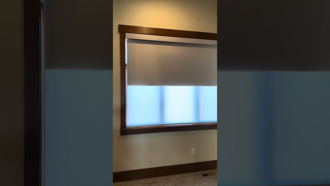Hunter Douglas Motorized Duolite Roller Shade