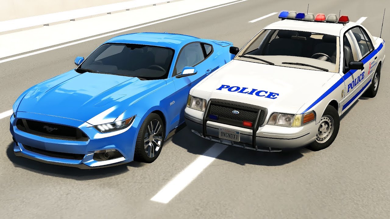 Realistic Police Chases #15 - BeamNG drive