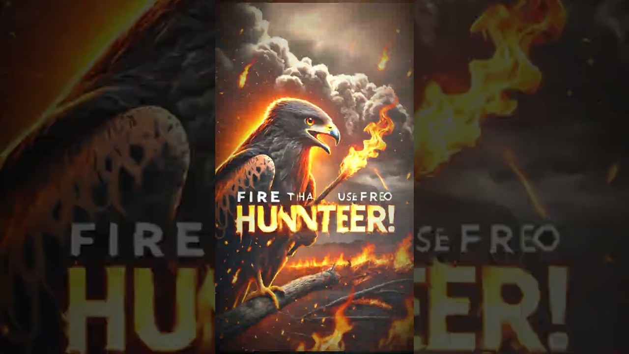 Animals Use Fire to Hunt! 🔥 🦅  #myths #facts #Firehawks #CaliforniaFires #LAWildfires #WildfireFacts