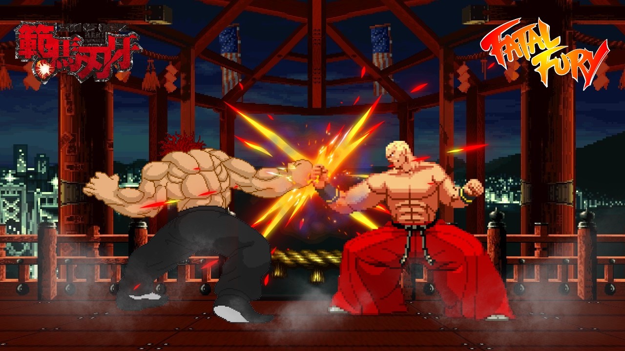 Yujiro Hanma vs Geese Howard | Baki X Fatal Fury
