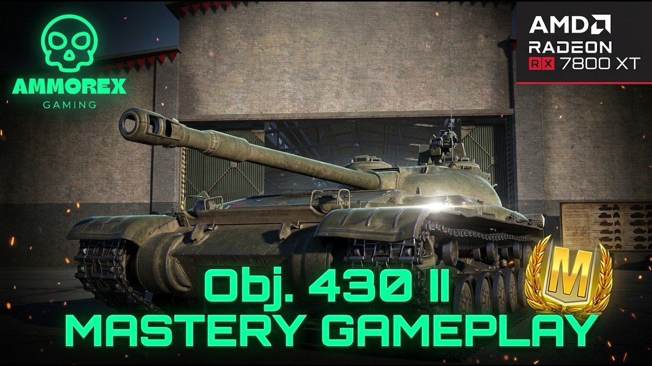 MAXED OUT! Obj. 430 II Mastery. 5.6k combined, 3 kill action on Murovanka!