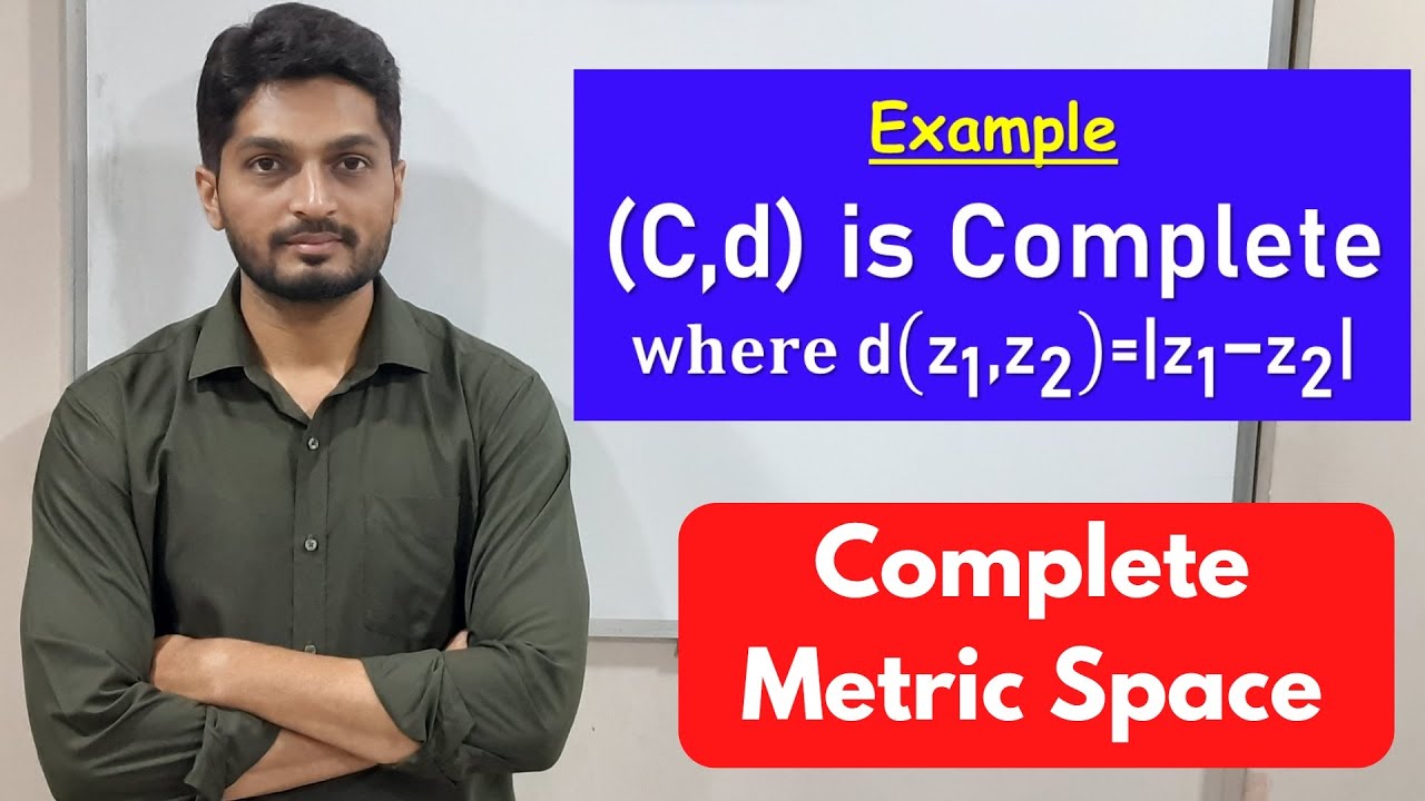 Set of Complex Numbers is Complete Metric Space | L36 | TYBSc Maths | Completeness @ranjankhatu