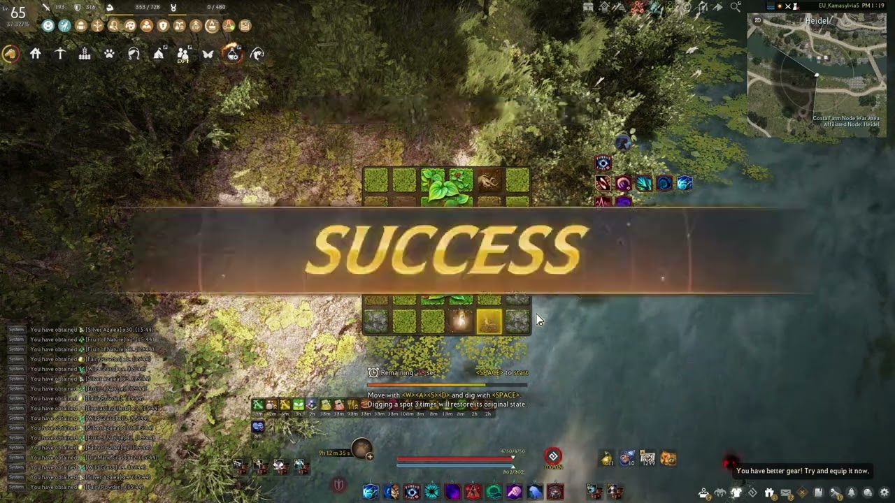 HEIDEL SEED ROTATION | 1.68B/h | Gathering Guru achieved! | SUCC TAMER