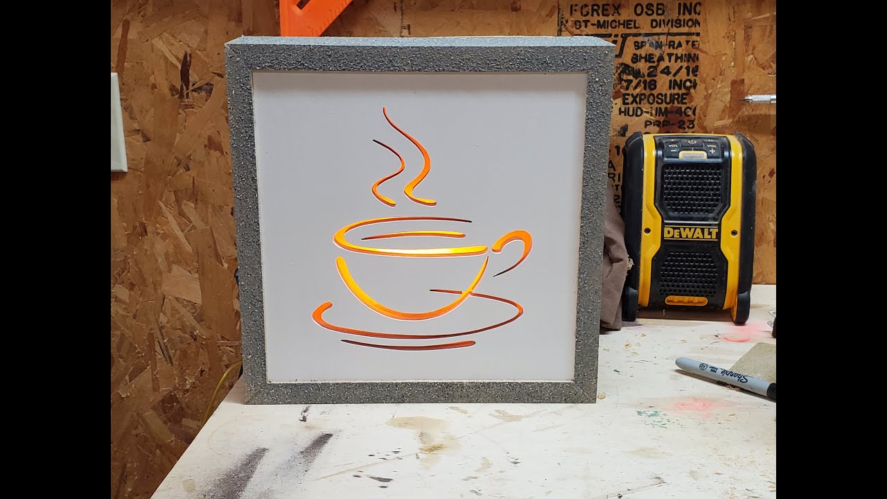 Coffee Sign - Scroll Saw Project