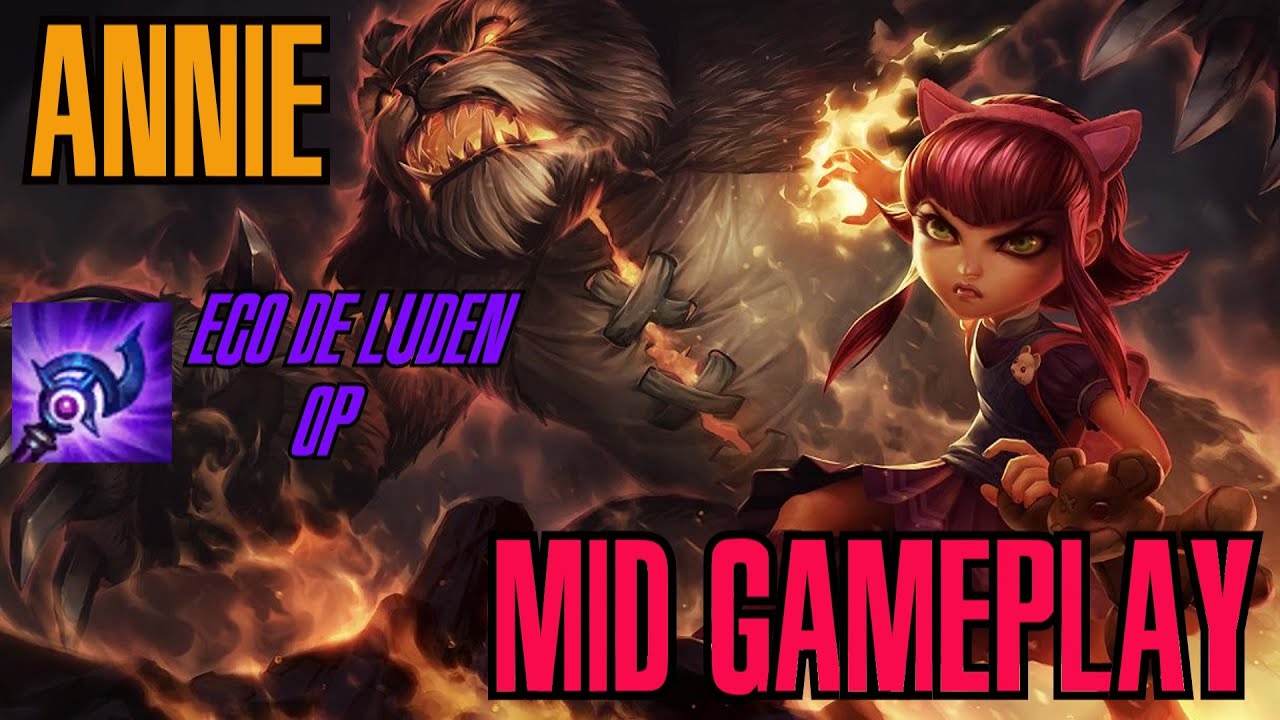 League of Legends - Annie Mid Gameplay - Eco de Luden OP [PT-BR]