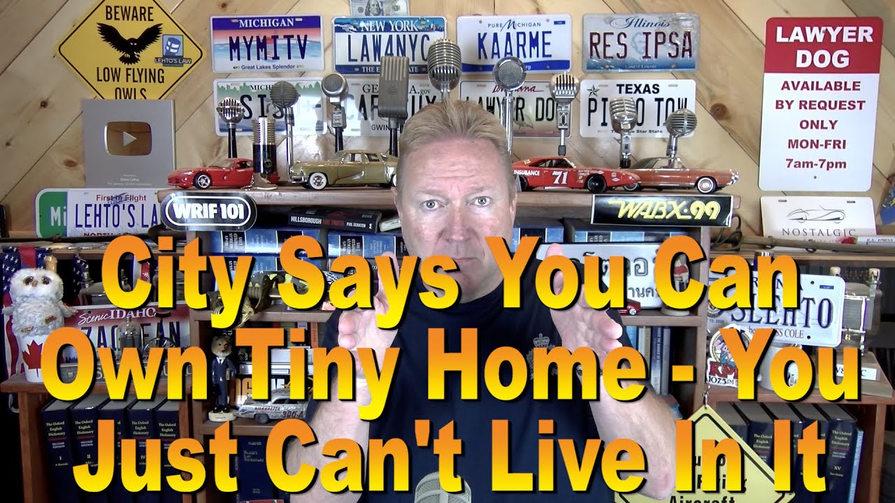 City Says You Can Own Tiny Home - You Just Can't Live In It