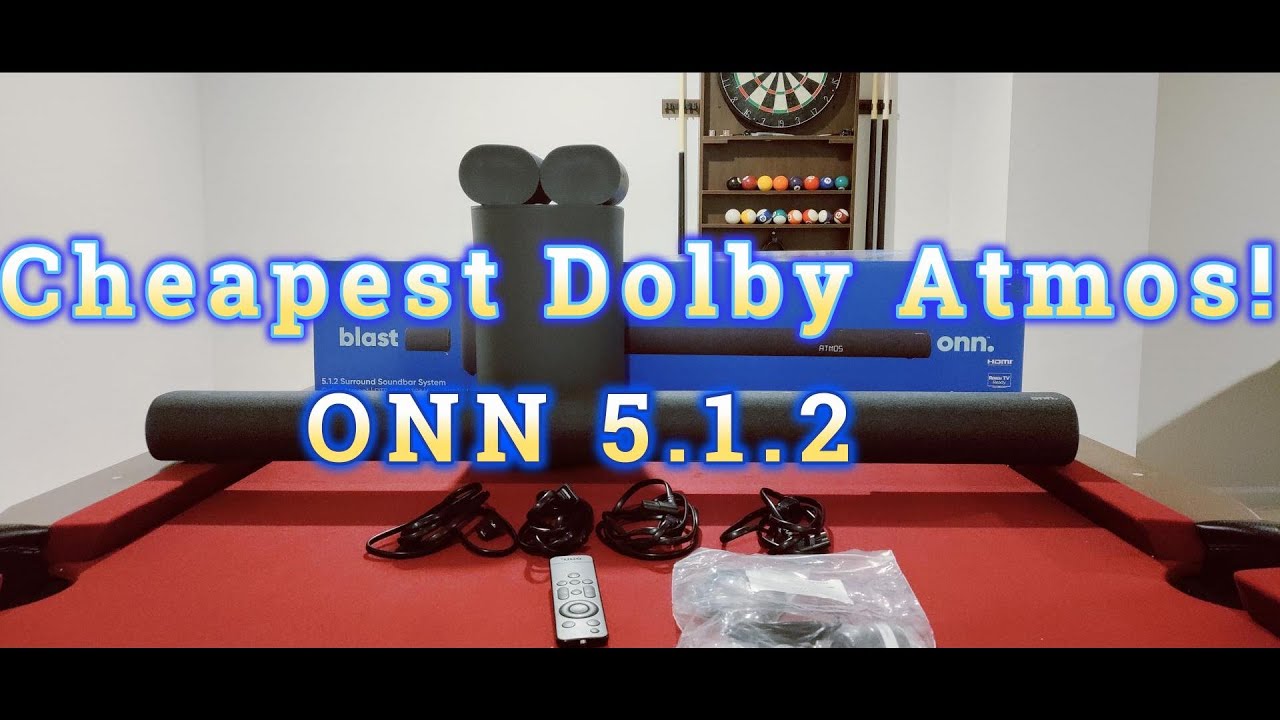 Cheapest Dolby Atmos! ONN 5.1.2+DEMO