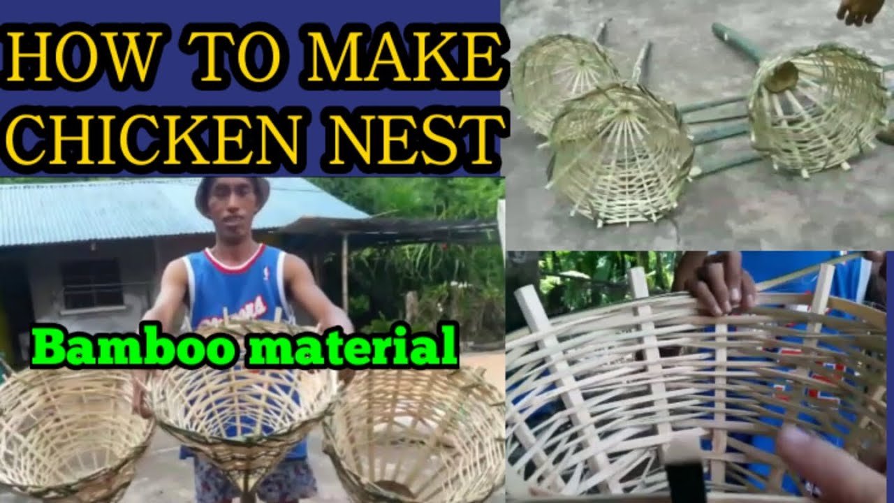 HOW TO MAKE CHICKEN NEST MADE WITH BAMBOO | JJB TV  | JUDITH