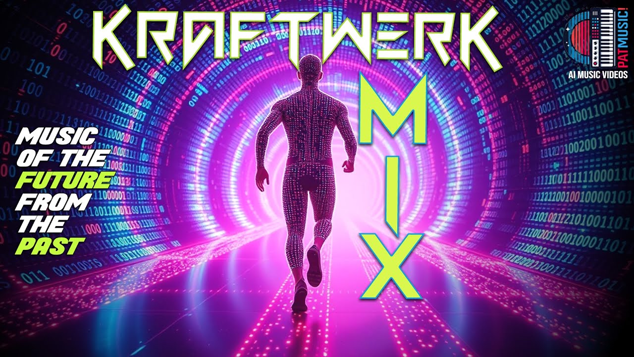 KRAFTWERK MIX || Music Of The FUTURE From The PAST! #aimusicvideo #kraftwerk #electronicmusic #music