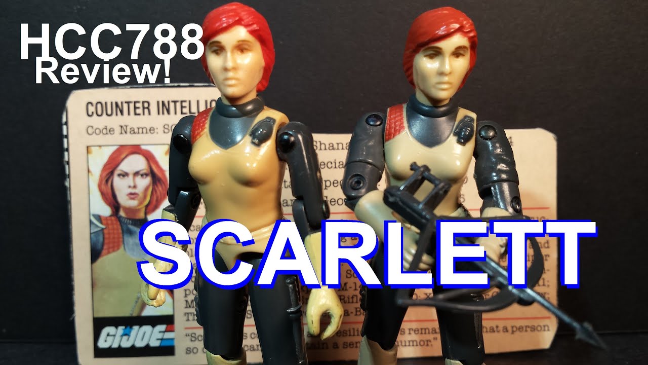 HCC788 - 1982 Counter Intelligence SCARLETT - vintage G. I. Joe toy review! S02E34