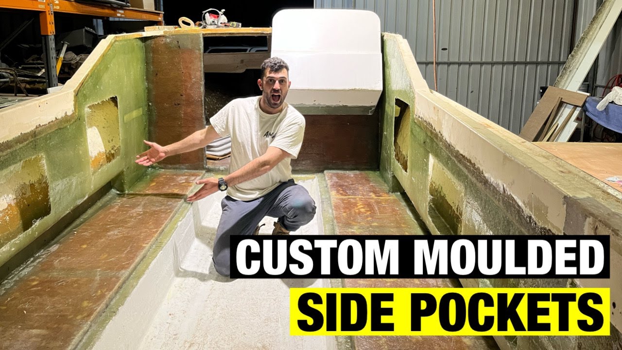 CUSTOM MOULDED SIDE POCKETS | Dash Bulkhead | Pacemaker 20ft | Full BOAT RESTORATION V2 - Part 19