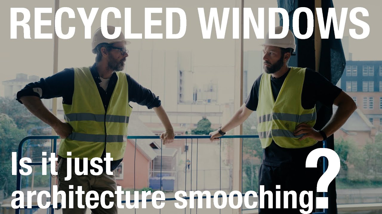 Window spotting! Cutting down on aluminum and glass by reusing and recycling as much as possible