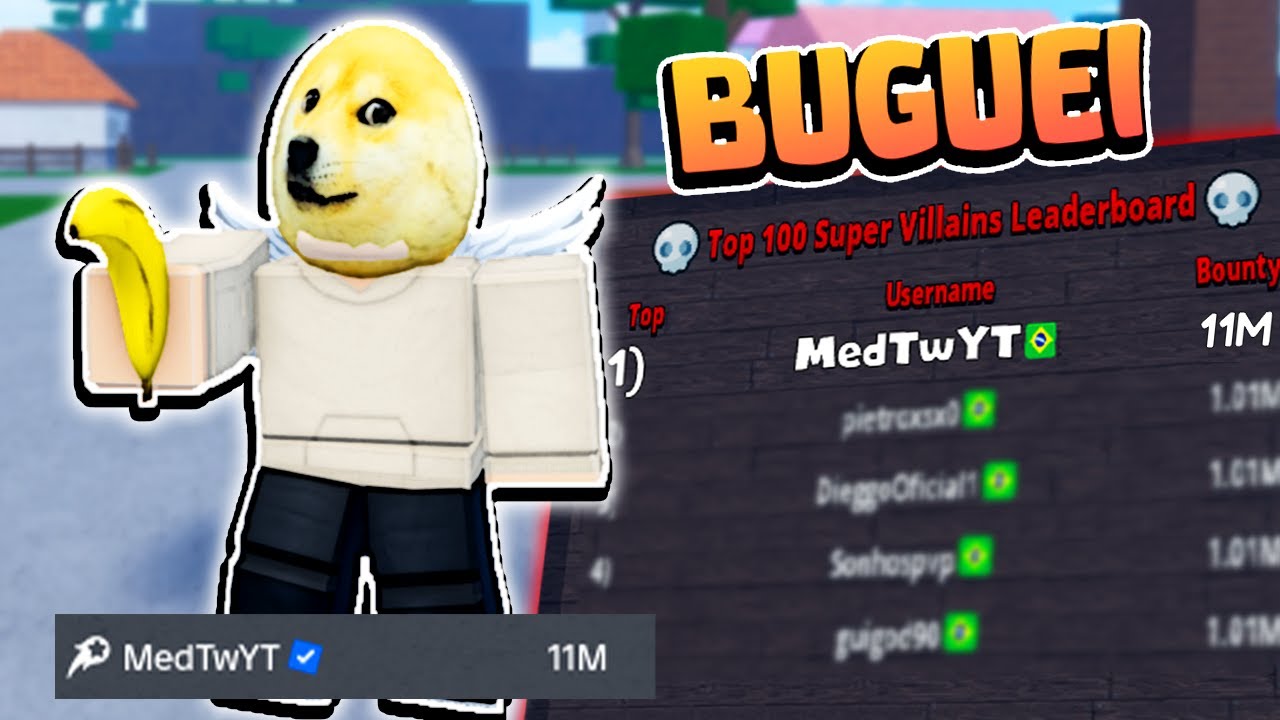 USEI O BUG PRA ENTRAR NO TOP GLOBAL DO MEME SEA!! *peguei +1M bounty com combo imortal*