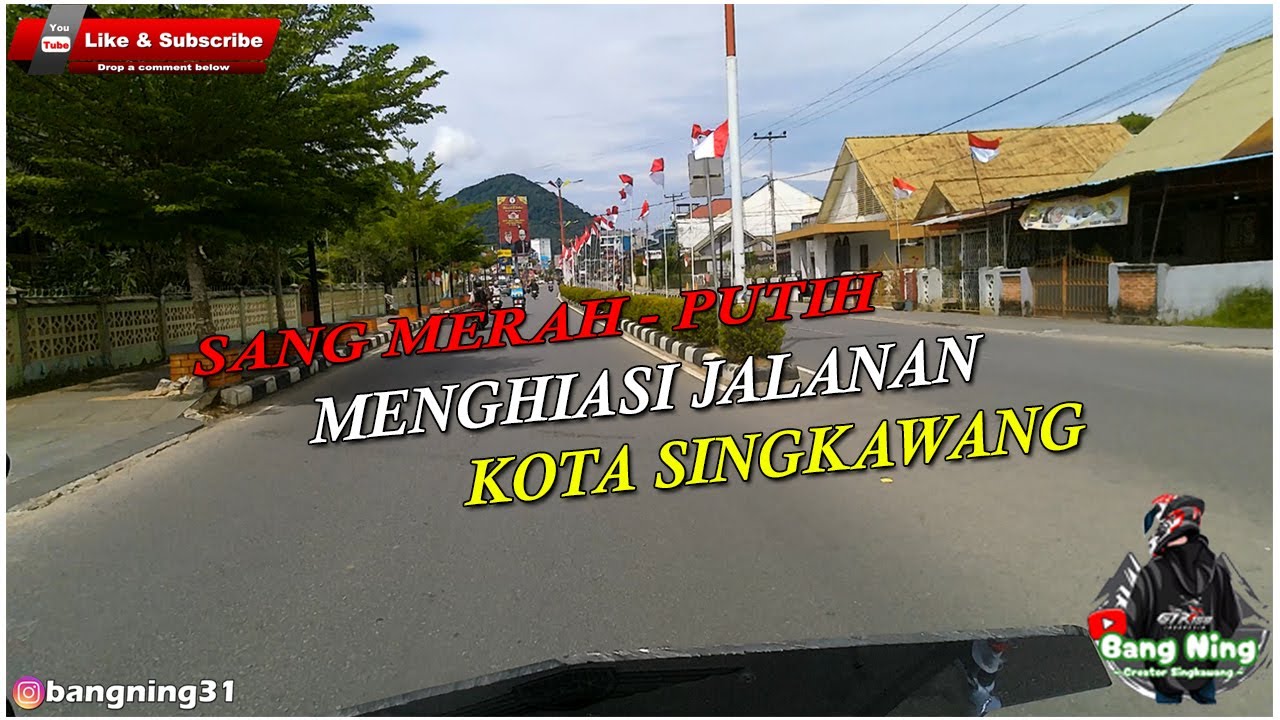 KEREN‼️SUASANA KOTA SINGKAWANG MENJELANG 80 THN KEMERDEKAAN | INDONESIA MOTOVLOG | SUPRA GTR 150
