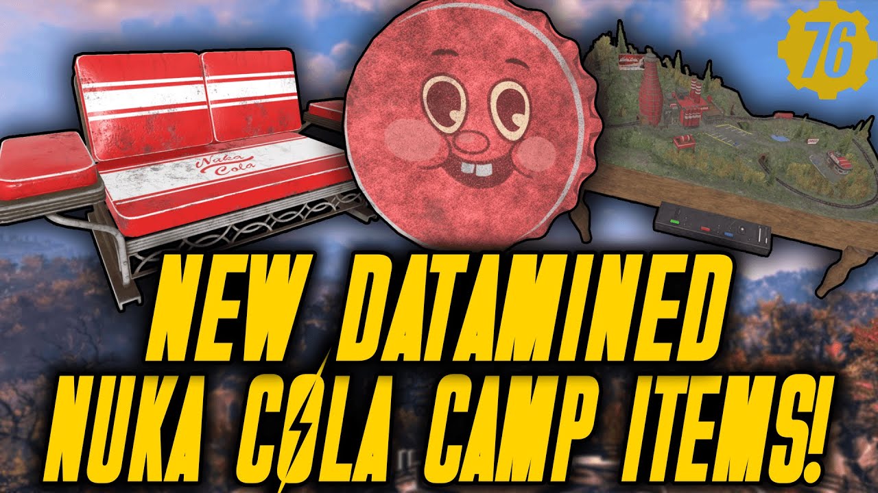 *NEW* DATAMINED NUKA COLA CAMP ITEMS! | Fallout 76 Datamine 2021