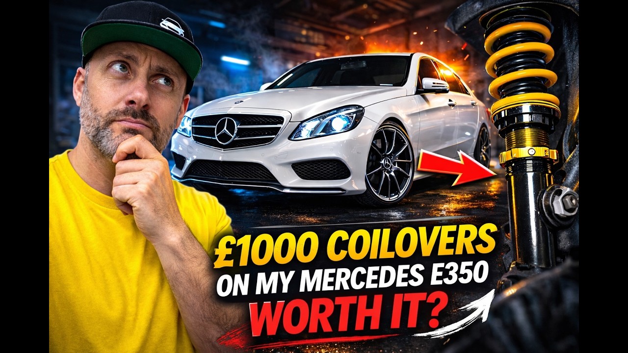 I Installed £1000 Coilovers on My Mercedes E350… Big Mistake?