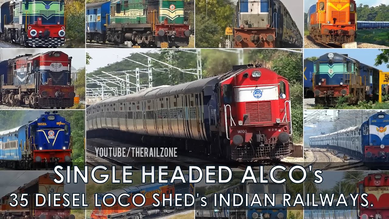 Diesel Locomotive ALCO Train Videos Indian Railways