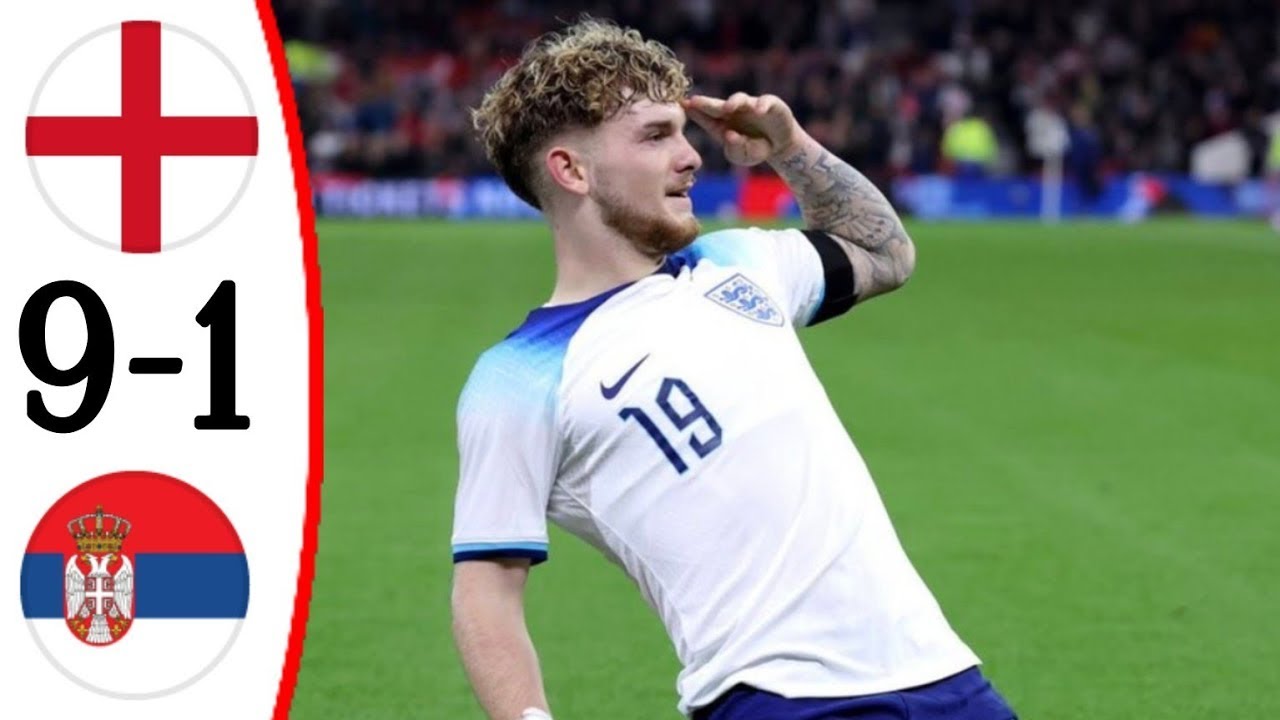Harvey Elliott | Every Touch | England U21 VS Serbia U21 (9-1)
