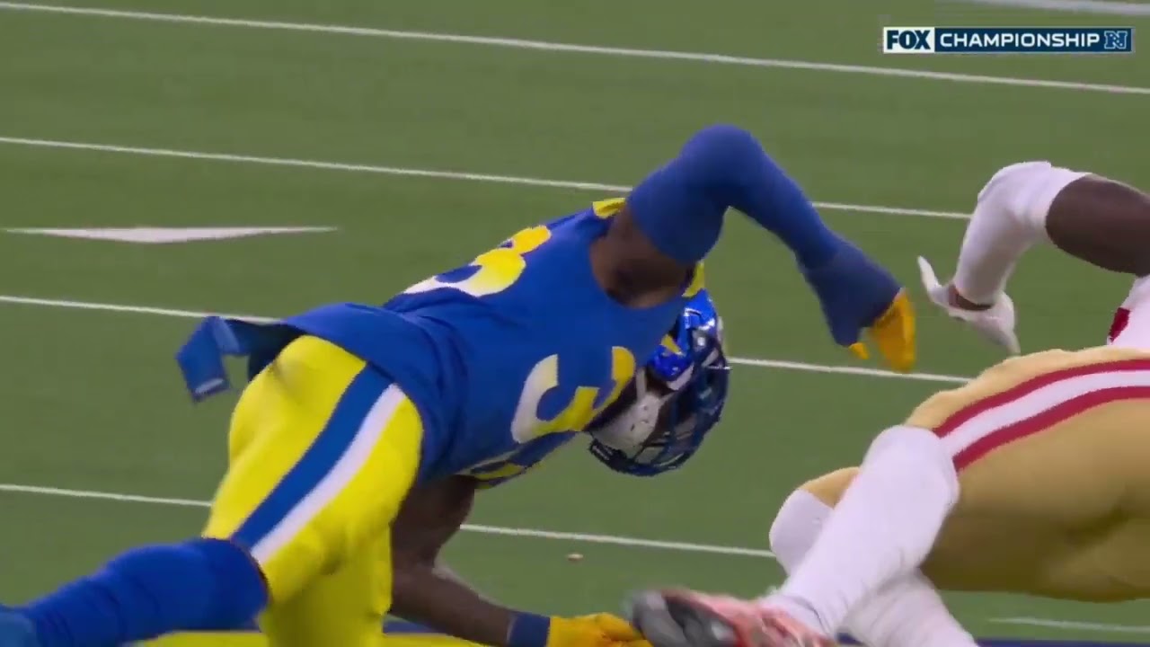 Nick Scott's Huge Hit On Deebo Samuel