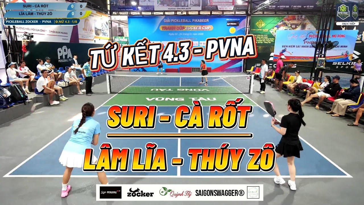 🏆GIẢI PICKLEBALL ZOCKER CUP - PVNA VŨNG TÀU