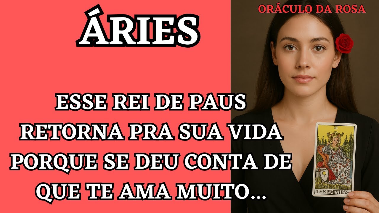 Áries - Esse Rei de Paus retorna pra sua vida porque se deu conta de que te ama muito...