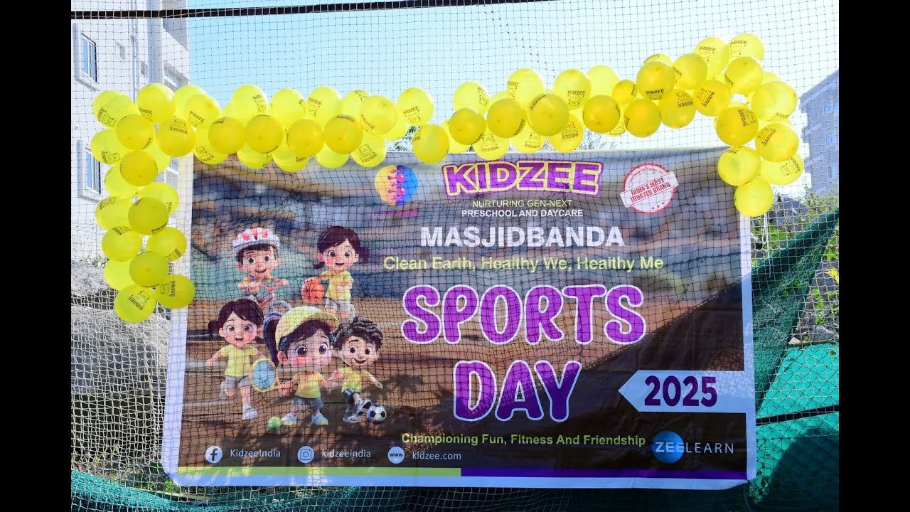 Sports Day 2025 Image Slideshow: Little Champs at Kidzee Masjidbanda! 🏃‍♂️✨🏆