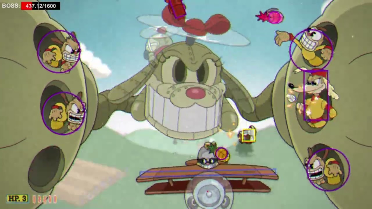 Cuphead || Isle 4 Hitboxes || Expert Difficulty