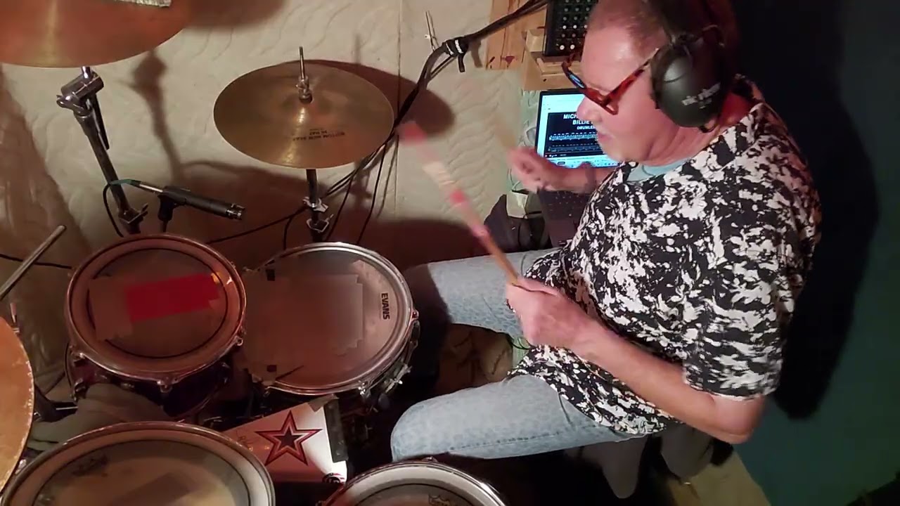 Billie Jean Open-Handed Drum Cover, drum-less backing track, recorded 01-25-2026.