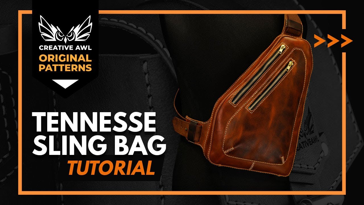 How to make Tennessee Sling Bag. Sling backpack DIY