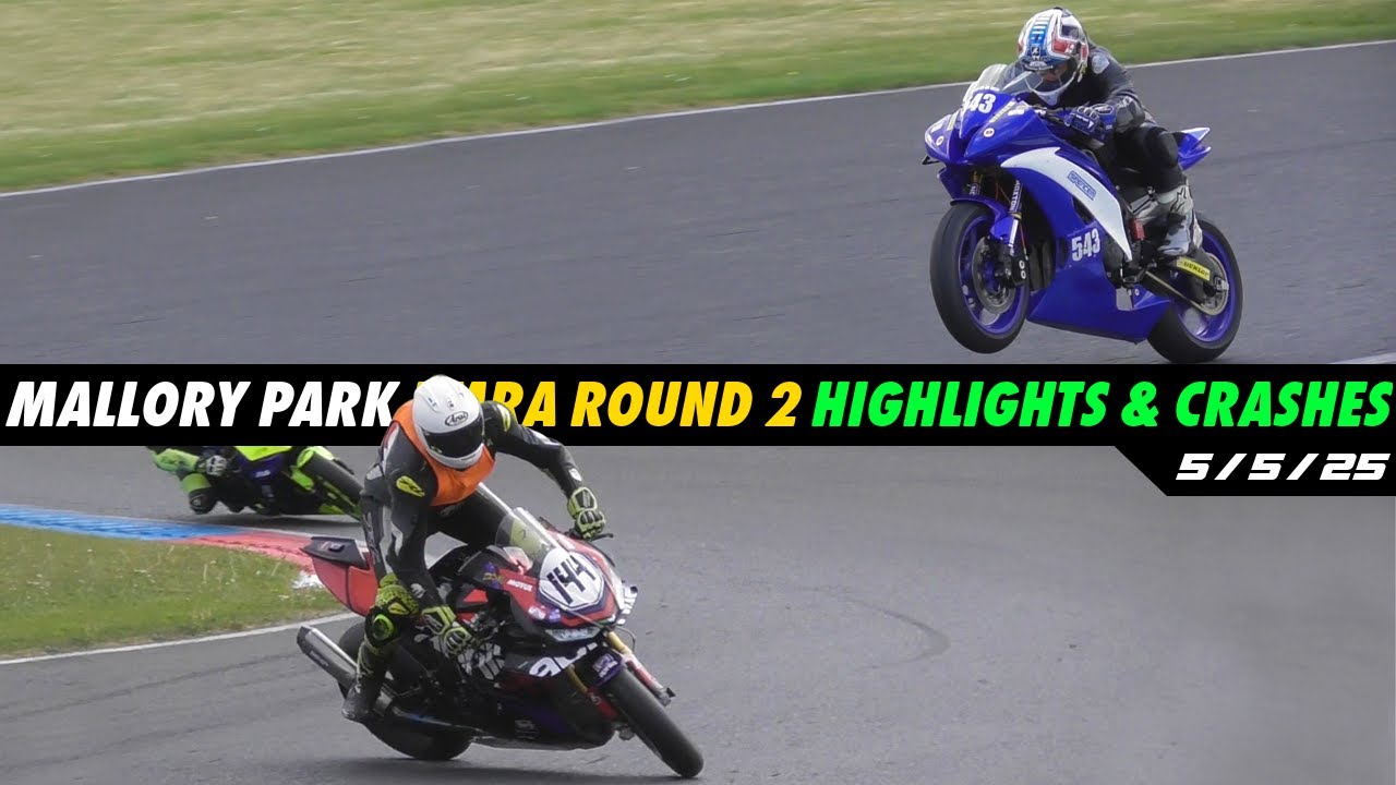 Mallory Park Crashes/Highlights, EMRA Round 2, 5/5/25