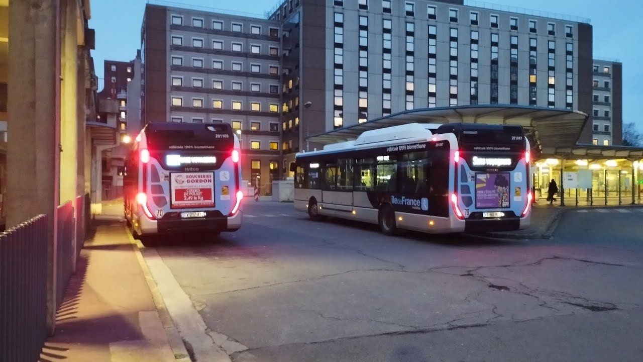 [TRAJET] Bus 207 • Villers-sur-Marne RER - Noisy-le-Grand RER | Iveco Urbanway 12 GNV Cursor 8