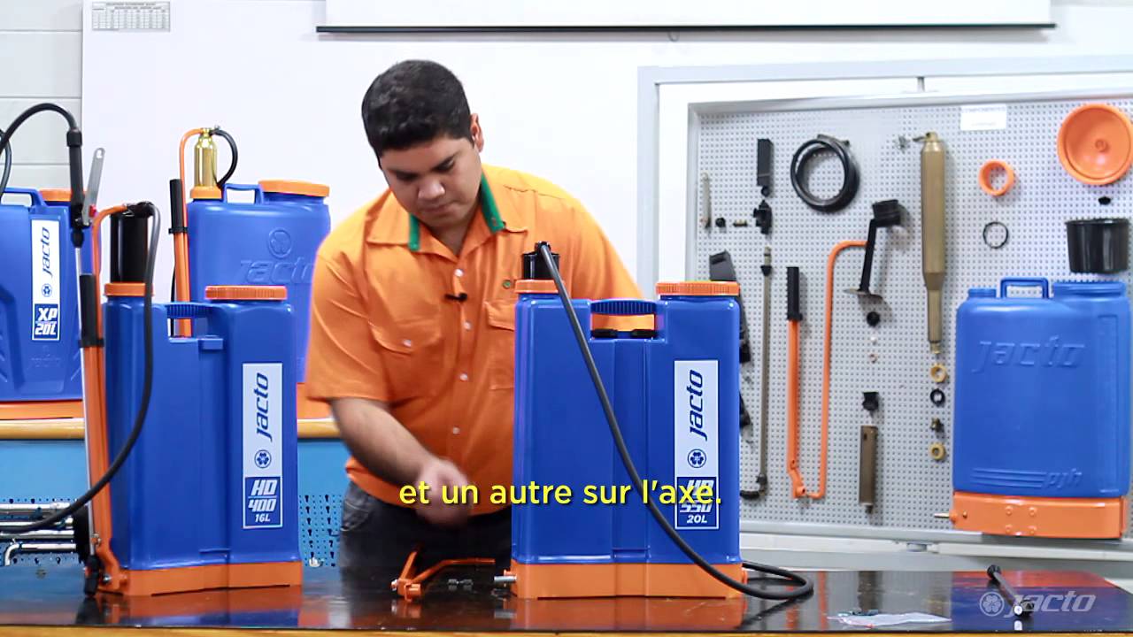Jacto HD - Comment assembler votre pulvérisateur