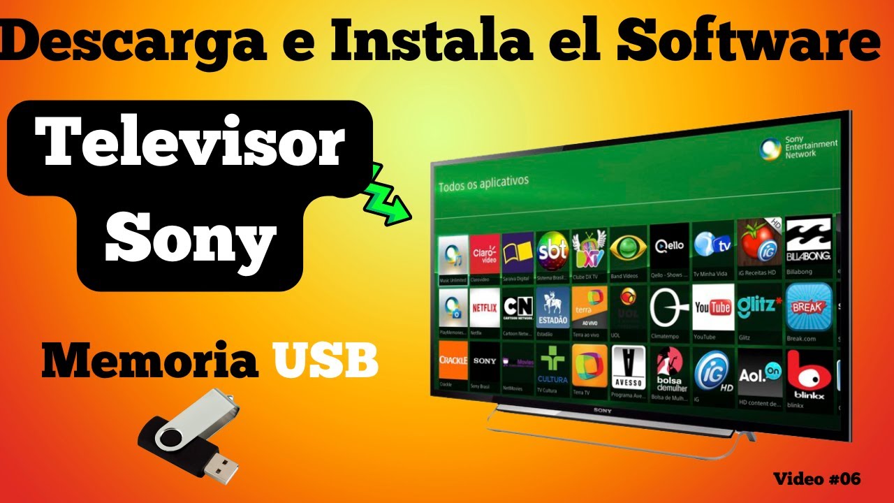 Descargar e instalar Software Desde El Inicio Tv Sony  Cuando Presenta El Logo Y Se Reinicia.