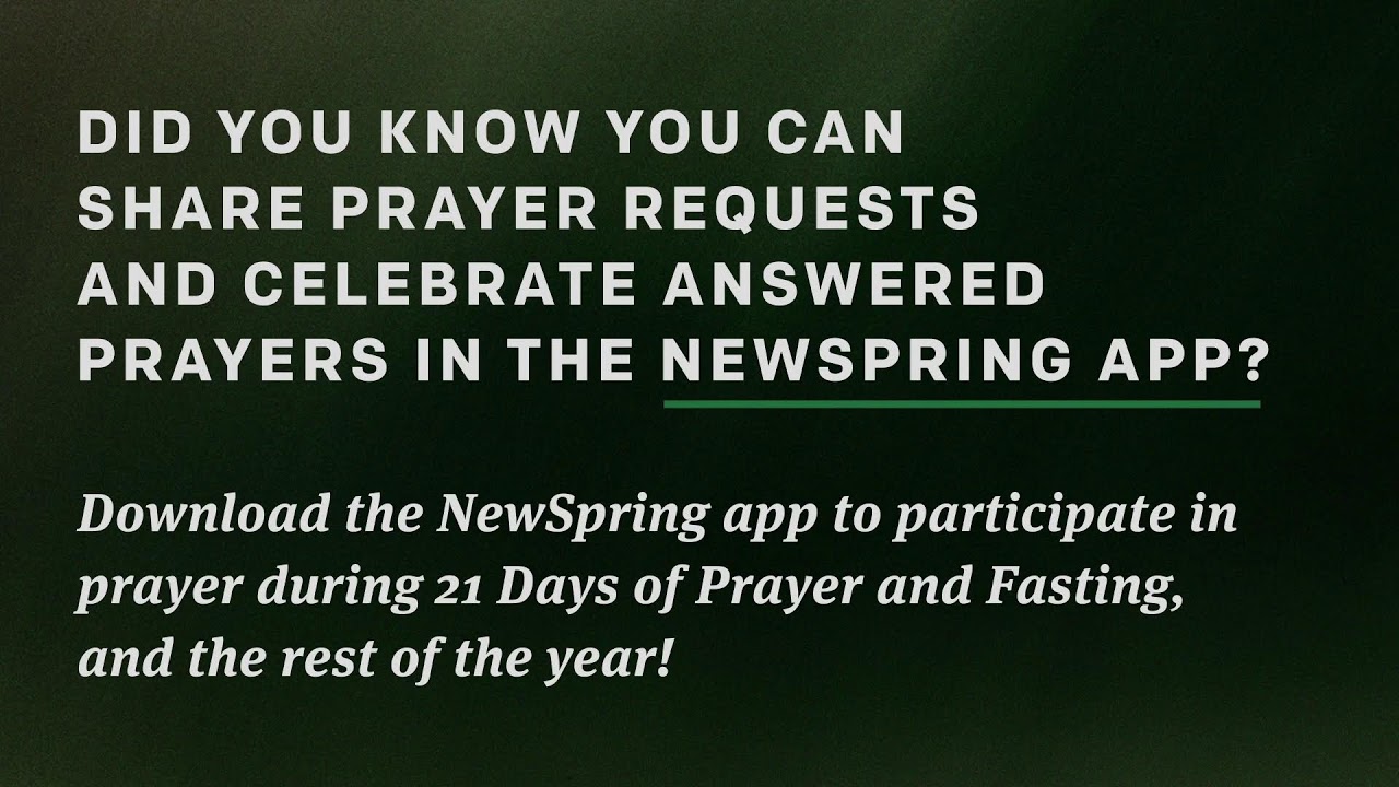 21 Days of Prayer &. Fasting - Psalm 133