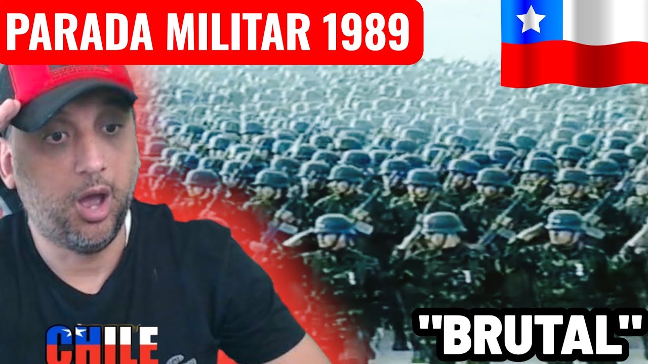 COLOMBIANO REACCIONA A PARADA MILITAR CHILE 1989 - BRUTAL