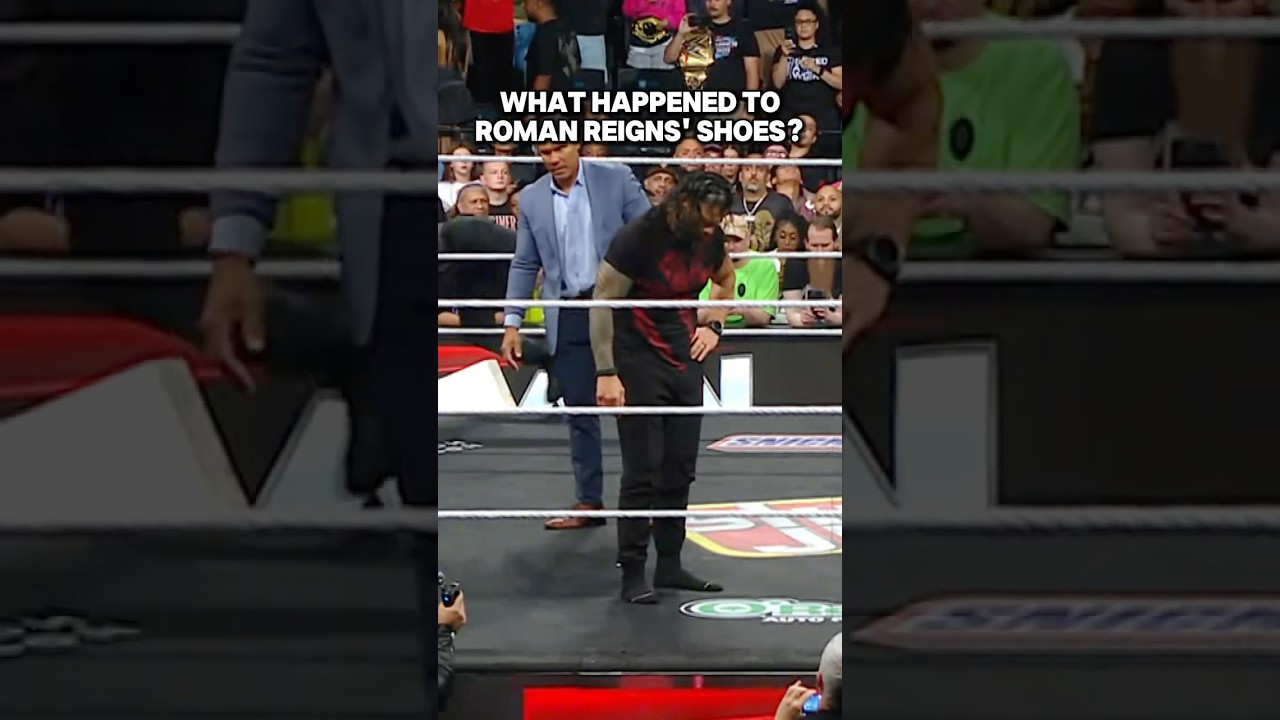 Roman is down two pairs now... 😭👟
