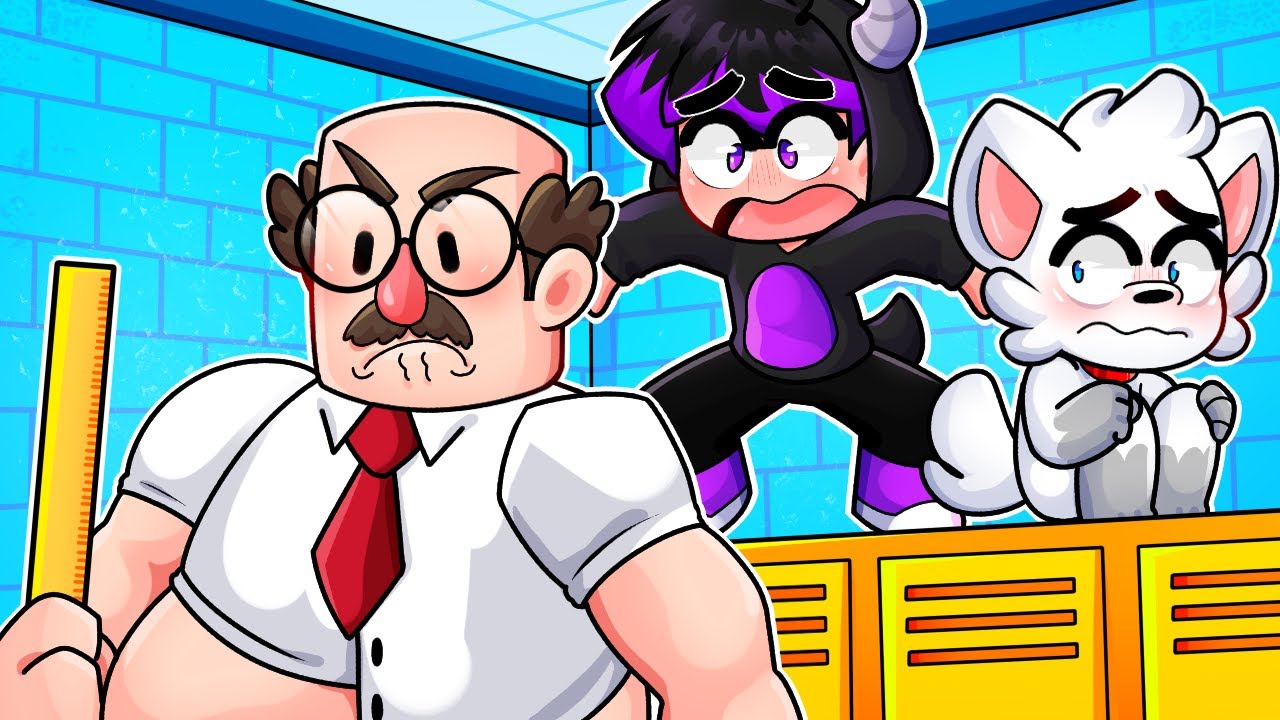¡ESCAPANDO DE LA ESCUELA del PROFESOR en ROBLOX 😱✍ ROBLOX con ALEXY y RAMCORE