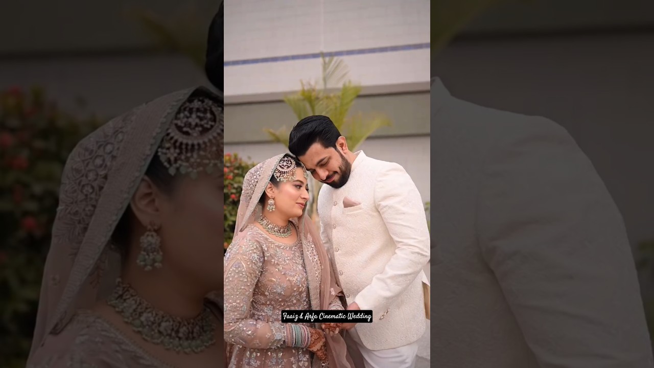 Faaiz & Arfa Cinematic Wedding Couple Highlights #WeddingHighlights #CinematicWedding #CoupleGoals