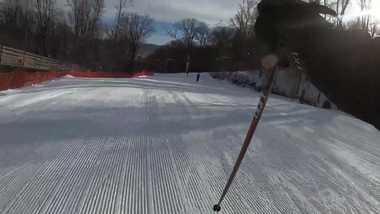 GH011764 Holiday Valley Racoon Run Green Circle