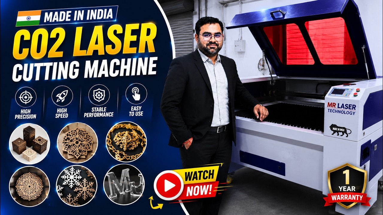 co2 laser cutting and engraving machine | acrylic laser cutting machine | MR LASER TECHNOLOGY