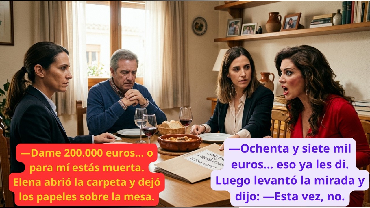Ganó la Lotería… y Su Familia Intentó Quitarle Todo - La Cena que Cambió Su Vida