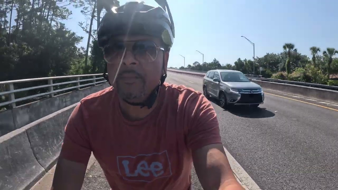Flagler Beach Florida bike ride ￼2024