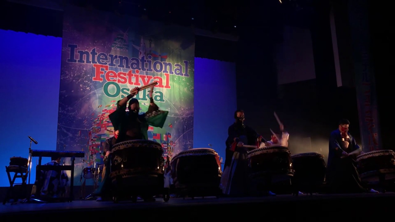 Japan Drum Team in Osaka International Festival 4